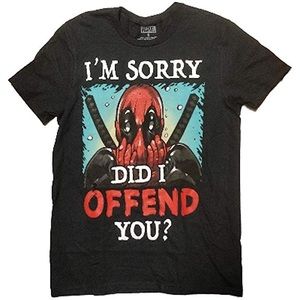 Marvel Deadpool “I'm Sorry Did I Offend You” Tee